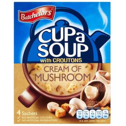 Batchelors Cupa Soup Mushroom 9 x 4pk x 99g