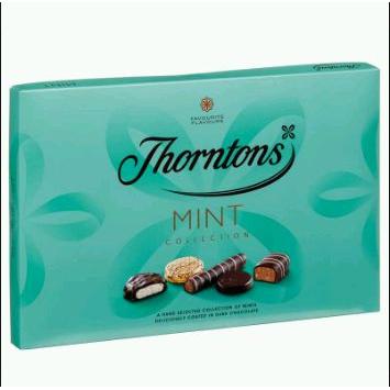 Thorntons Classic Assorted Mint Chocolate Box