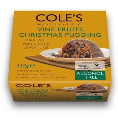 Cole's Alcohol Free Christmas Pudding