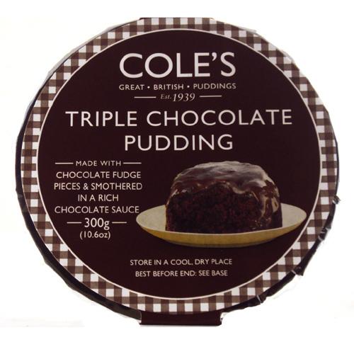 Coles Triple Chocolate Pudding 6 x 260g