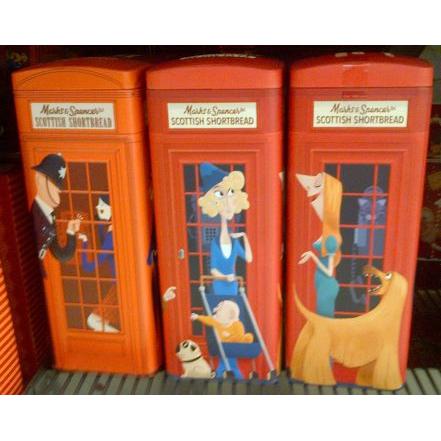 M&s Telephone Box Tin- 25% Discount