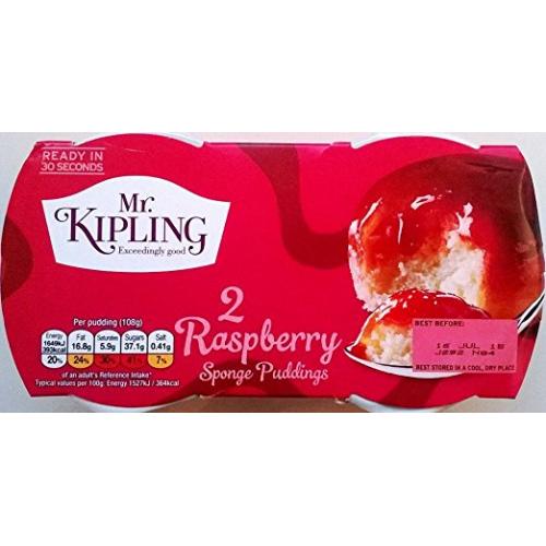 Mr Kipling Raspberry Sponge Puddings