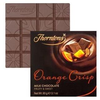 Thorntons Orange Chocolate Block