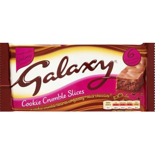 Galaxy Cookie Crumble Slices