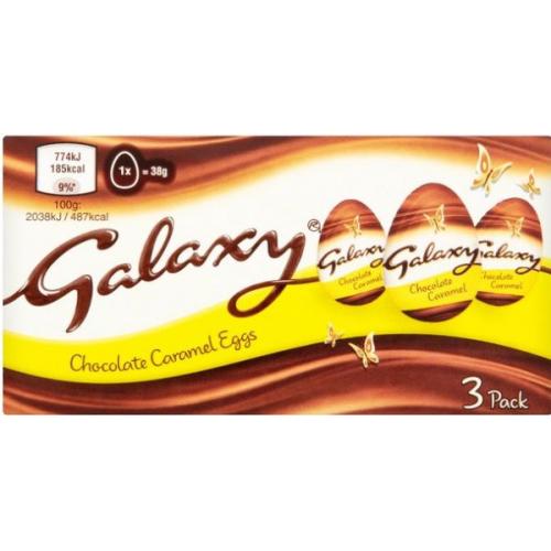 Galaxy Caramel Egg 3 Pack