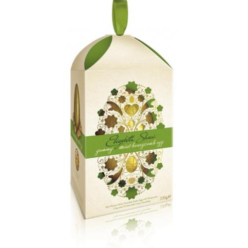 Dark Chocolate Mint Crisp Easter Eggs