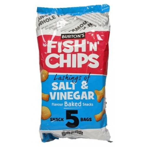 Burton's Fish n Chips Salt & Vinegar