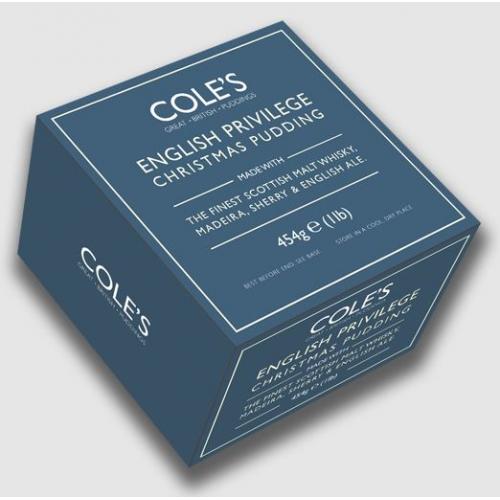 Cole's English Privilege Christmas Pudding