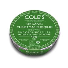 Coles Organic Christmas Pudding