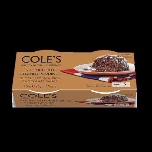 Coles Chocolate Steamed Pudding Twin Pack