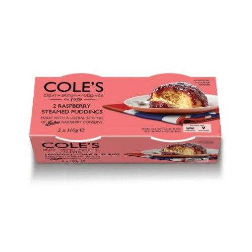 Coles Raspberry Steamed Pudding Twin Pack