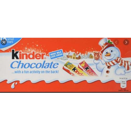 Kinder Chocolate Christmas Small Bars