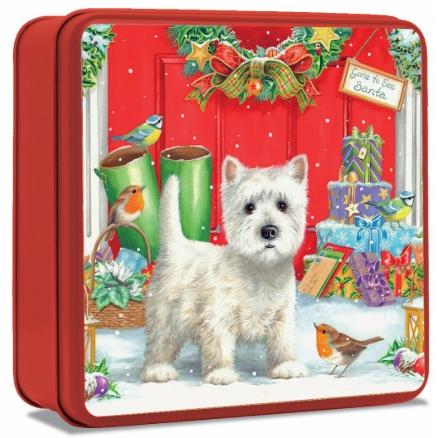 Grandma Wild's Westie Dogs Tin