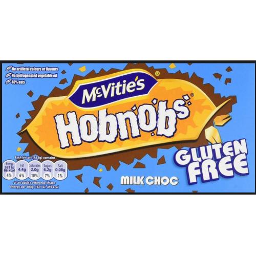 McVities Hobnobs Milk Chocolate Gluten Free
