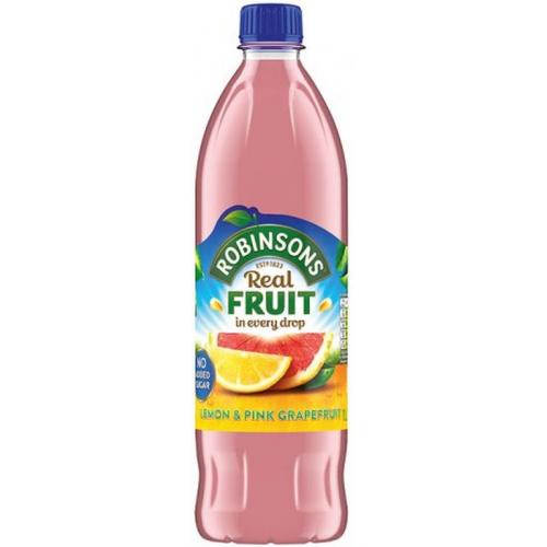 Robinsons NSA Lemon & Pink Grapefruit Squash