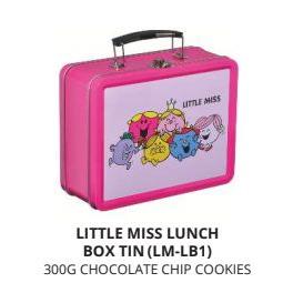 IB - LM-LB1 - Little Miss Biscuits Lunch Box Tin Chocolate Chip Cookies