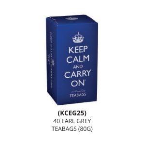 IB - KCEG25 - Keep Calm Blue Carton 40 Earl Grey Teabags