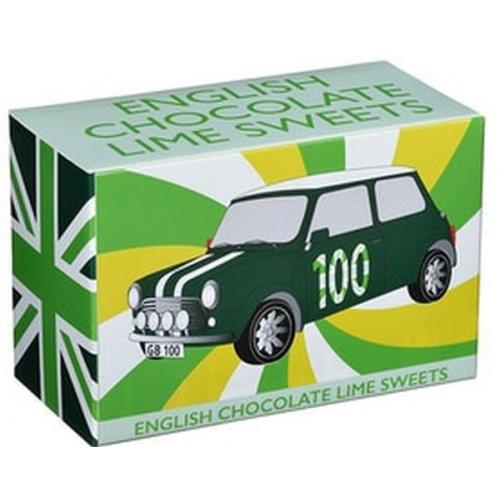 British Heritage Car Sweets Carton Chocolate Lime Sweets