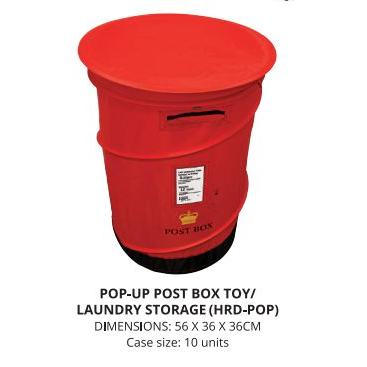 IB - HRD-POP - Pop-up Post Box Toy/Laundry Storage 6pk