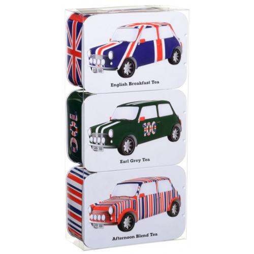 IB - JFCARSET - British Heritage Car Sliding Lid Tin Gift Set 30bg