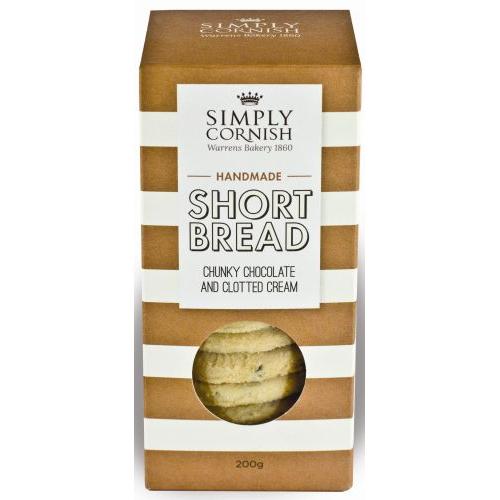 Chunky Chocolate Clotted Cream Shortbreads