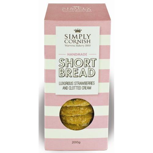 Strawberries Clotted Cream Shortbreads
