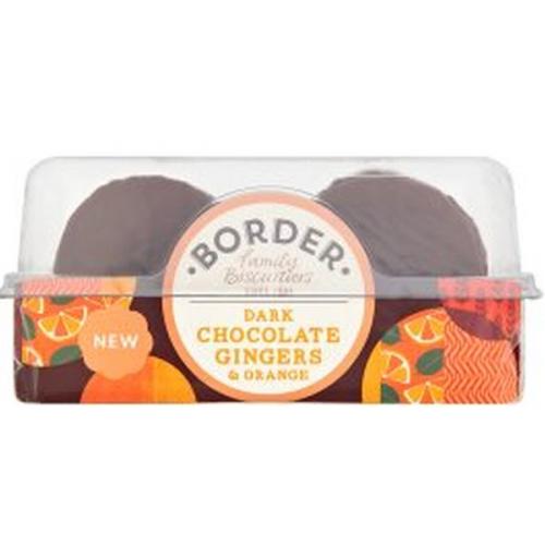 Border Chocolate Gingers Dark & Orange