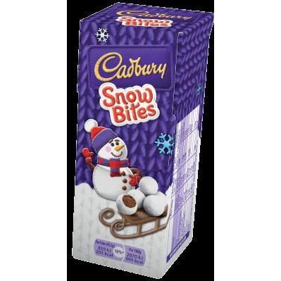 Cadbury Snowbites Carton