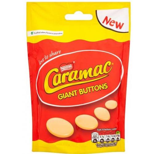 Nestle Caramac Giant Button Tube