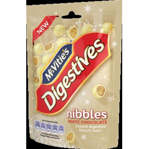 McVities Digestives Nibbles White Chocolate Christmas