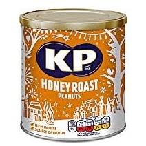 KP Nuts - Honey Roasted Peanuts Tin