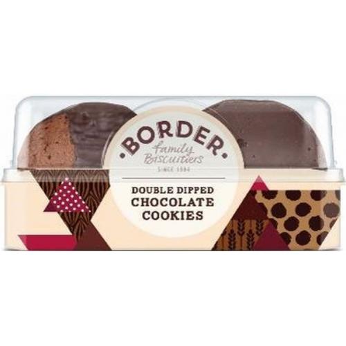 Border Double Dipped Chocolatey Cookies