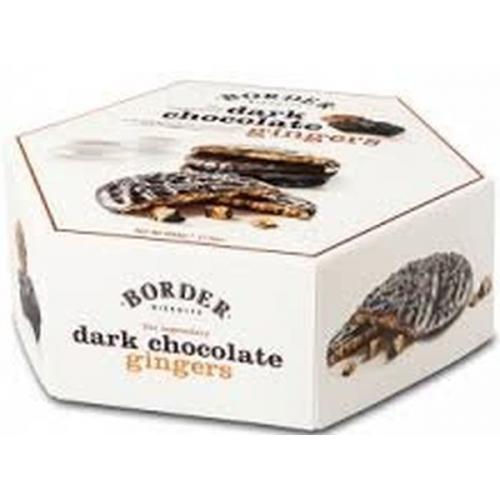 Border Hex Dark Chocolate Gingers