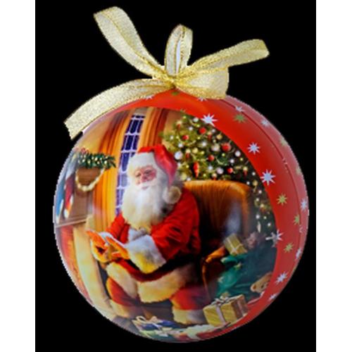 Santa By The Fire Bauble