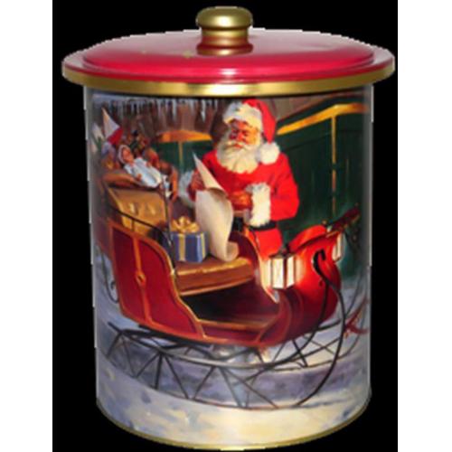 Grandma Wilds Yorkshire Round Biscuit Tin - All Butter Shortbread, Fruit & Lemon Shortbread, Double Chocolate Shortbread