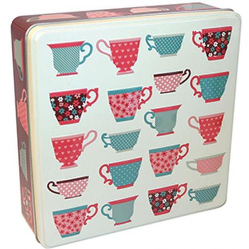 Grandma Wilds Embossed Tea Cup Tin