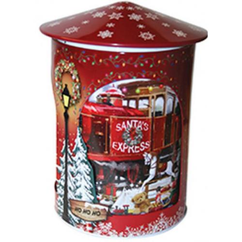Grandma Wilds Red Rotating Musical Tin