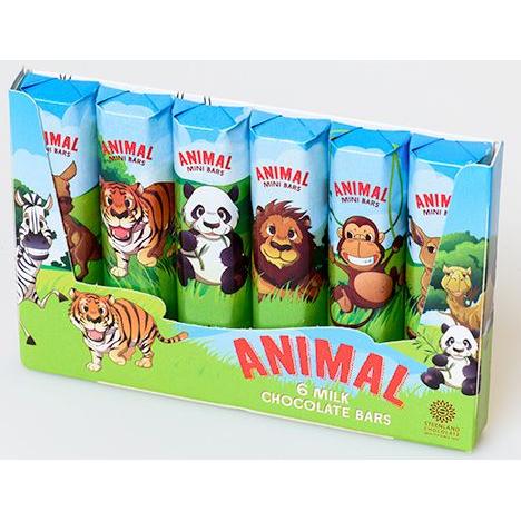 Steenland Animal Mini Milk Chocolate Bars