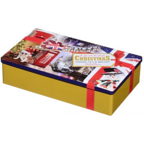 IB - AGBR-GO - British Gold Tin - Tea & Biscuits