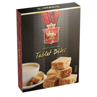 Stewarts Fudge Cardboard Packs - Scottish Tablet Bites 12 x 125g