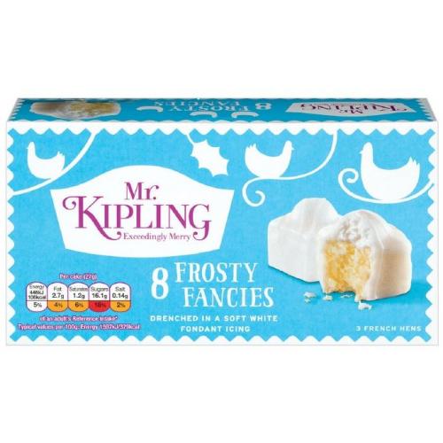 X Mr. Kipling Cakes Frosty Fancies 12 x