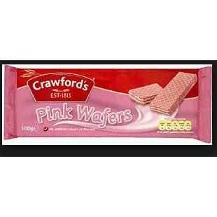 Crawfords Pink Wafers
