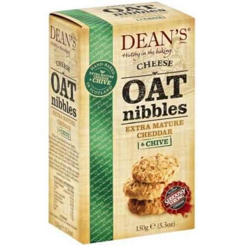 Cheddar & Chives Cheese Oat Nibbles