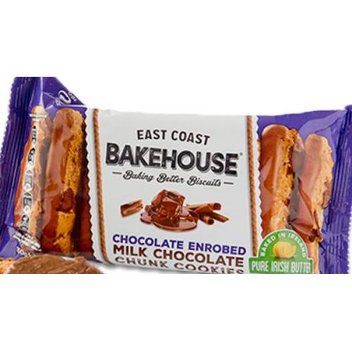 Chocolate Enrobed Milk Chocolate Chunk Cookies