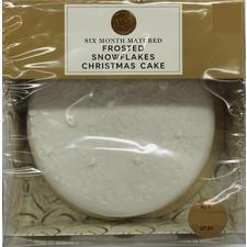 M&S Frosted Snowflake Cake