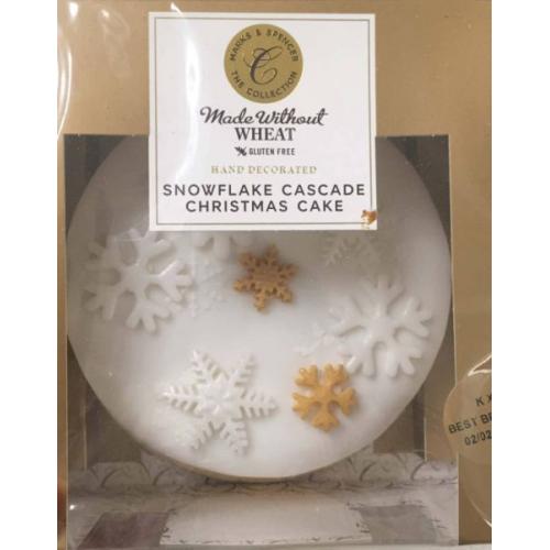 Gluten Free Snowflake Cake