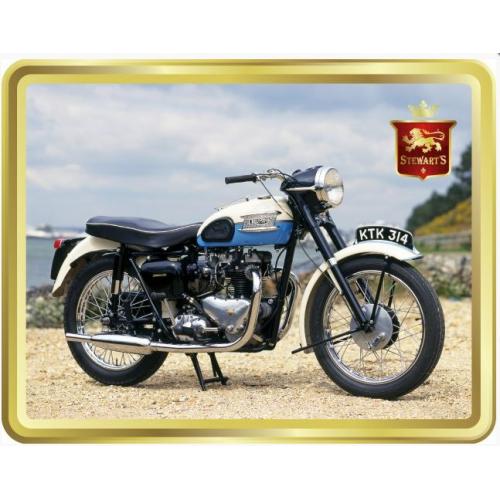 Stewarts Shortbread - Classic Triumph Motorcycle 6 x