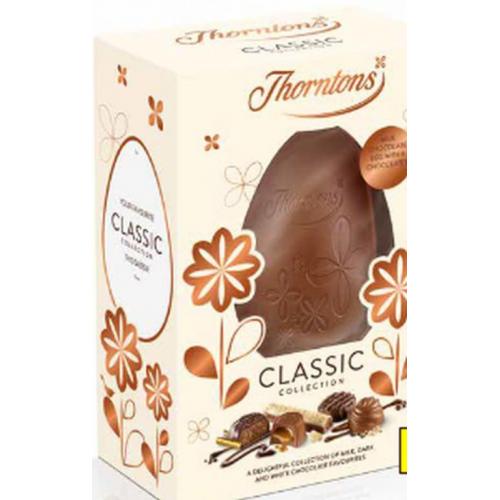 Thorntons  Classic Collection Egg 4 x 207g