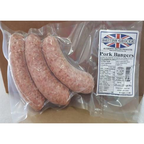 British Grocer Pork Bangers