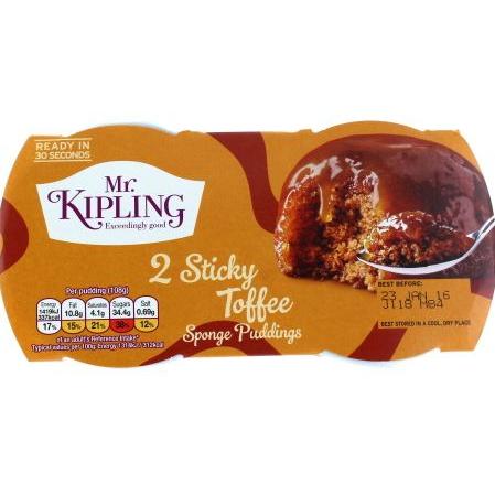 Mr Kipling Sticky Toffee Sponge Pudding